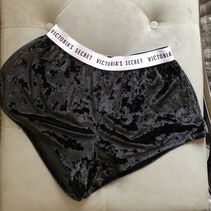 Victoria’s Secret velvet/ suede pajama shorts